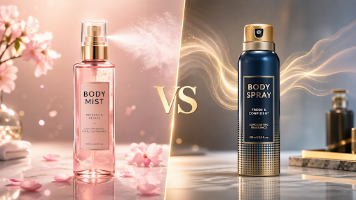 Body Mist vs Body Spray